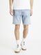 Celio Bofirstbm Men's Shorts Jeans Light Blue