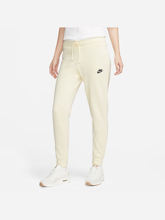 Nike Sportswear Club Damen-Sweatpants Jogger Ecru Vlies