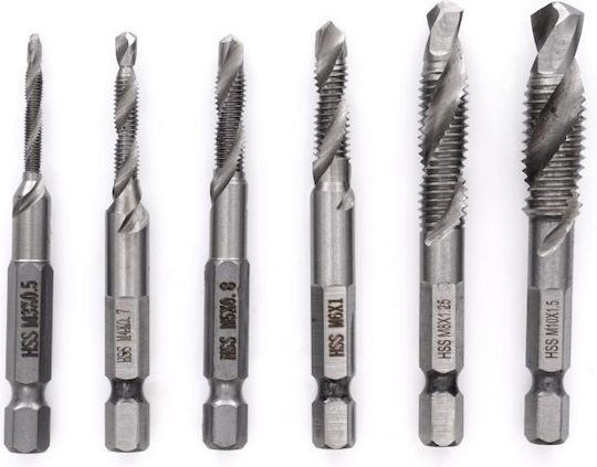 Kraft & Dele KD980 Свредло-колан HSS 1/4" 6бр