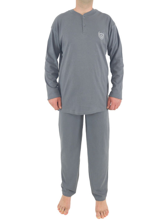 Rimoli Men's Winter Pajamas Set Gray