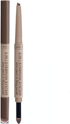 Wibo 2in1 Eyebrow System Waterproof Pencil for Eyebrows 01 Light Brown 2.5g