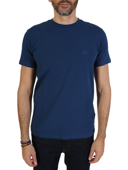 Trussardi T-shirt Bărbătesc cu Mânecă Scurtă Albastru