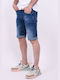 Bermuda shorts with blue blue wash Blue