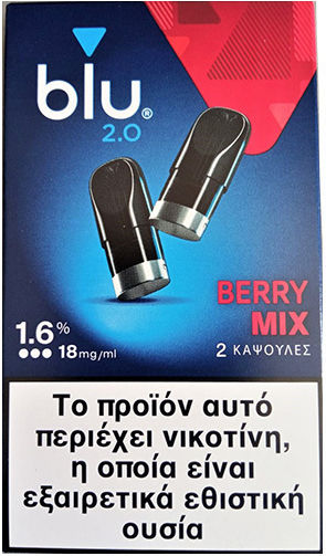 MyBlu Pods Berry Mix Резервни Части Pod 10 Бройки в Син Цвят 1.9ml