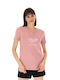 Lotto Smart IV Γυναικείο T-shirt Ροζ με Στάμπα
