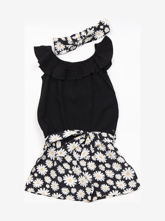 Trax Kids' Fabric Jumpsuit Shorts/Bermudas Black