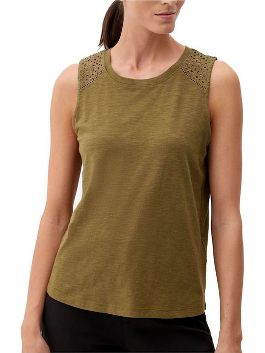 s.Oliver Women's Summer Blouse Cotton Sleeveles...