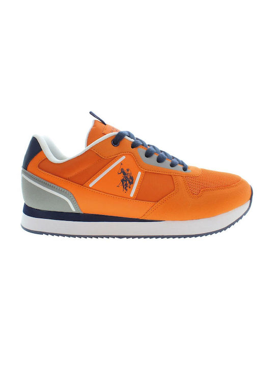 U.S. Polo Assn. Herren Sneakers Orange