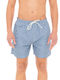 Men's Swimwear Bermuda Blue with Patterns