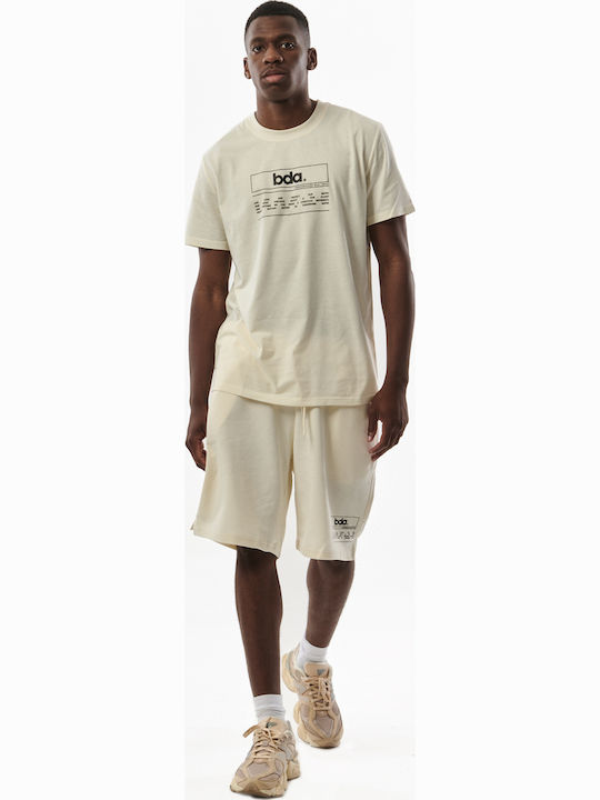 033329 Men's Athletic Shorts Beige