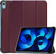 Techsuit Foldpro Flip Cover Synthetic Leather Burgundy (iPad Air 2020/2022) KF2311840