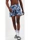 Yves Men's Swimwear Shorts Aqua with Prints