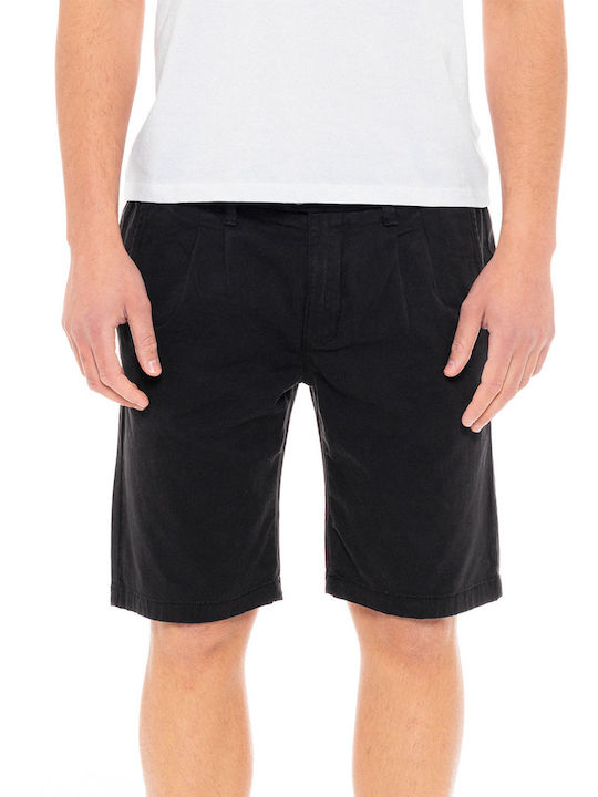 Biston Ανδρική Βερμούδα Chino Μαύρη