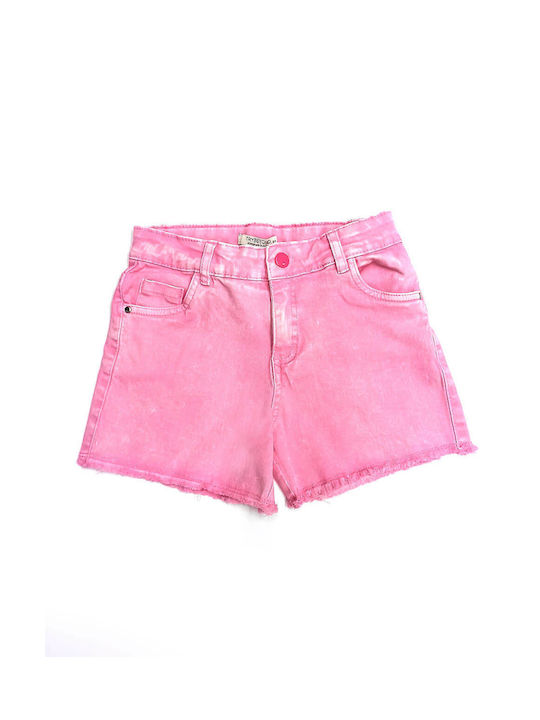 TRYBEYOND PANTALONI SCURȚI PENTRU COPII PENTRU FETE- 41465-FUCHSIA