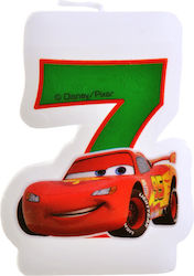 Procos Cars Lightning McQueen Birthday Candle N...