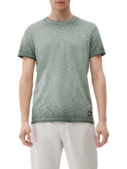 S.Oliver Men's Short Sleeve T-shirt Green