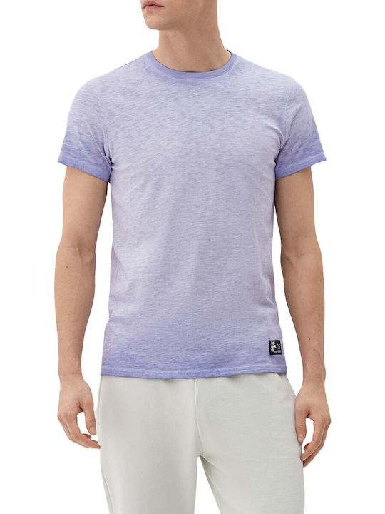 S.Oliver T-shirt Bărbătesc cu Mânecă Scurtă Violet