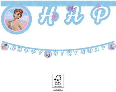 Garland letters Happy Birthday Frozen 2m