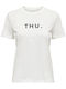 Only Women's T-shirt White