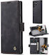 Caseme 013 Series Wallet Synthetic Leather Blac...
