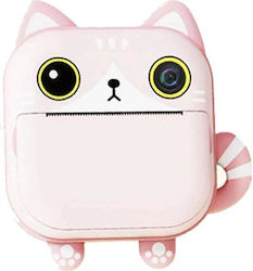 M2 Cute Kitty Copii 48MP cu Imprimare Termică Roz