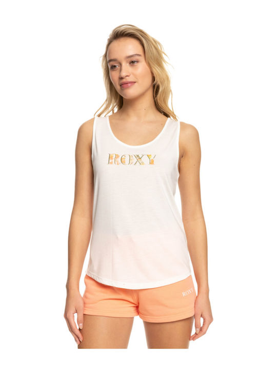 Roxy Losing My Mind Bluza de Damă de Vară Fără mâneci Albă