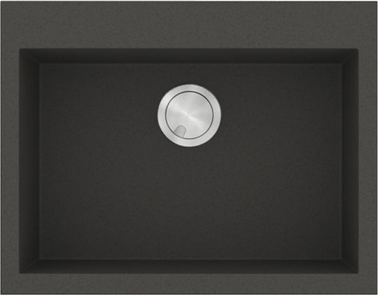 Sanitec Ultra Granite Ένθετος Νεροχύτης από Συνθετικό Γρανίτη Μ60xΠ50cm Grigio