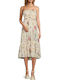 Free People Luna Convertible Maxi Dress OB1480857-IVORY COMBO Women's dress