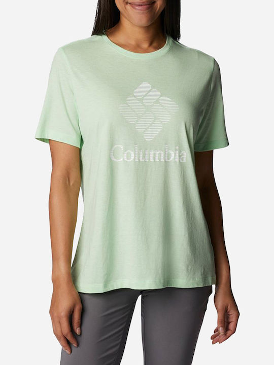 Columbia Bluebird Day Women's T-shirt Light Green