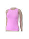 DIANA - 30024 Elastic T-Shirt Sleeveless Sleeveless Seamless-Pink