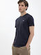 HARMONT & BLAINE T-Shirt Modern Fit in Blue Harmont & Blaine Blue