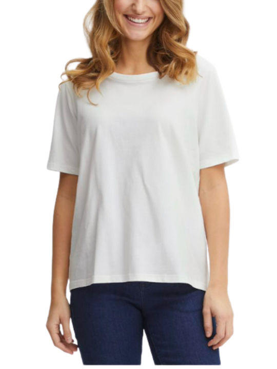 FRANSA T-SHIRT FRZASHOULDER TEE 4, 20611861_WHITE Pentru femei