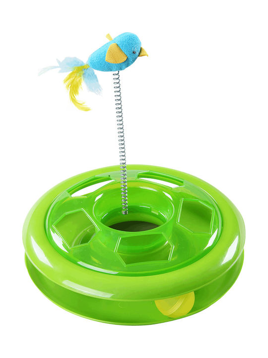 Pawise Kitty Roundabout Παιχνίδι Γάτας Μπάλα Πράσινο 26cm