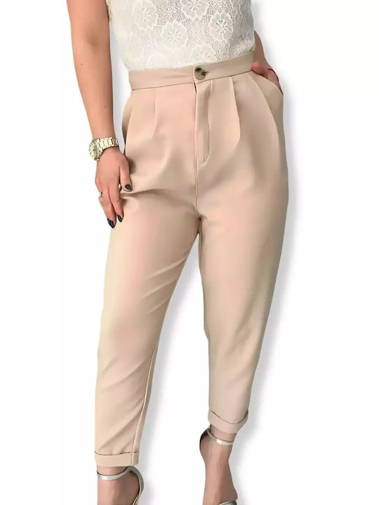 Beige Hosen für Frauen