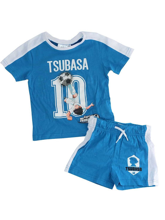 Captain Tsubasa Summer Set For Boys (ET1382) blue