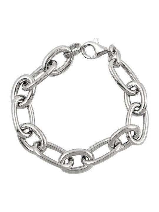 KIKI CORE Collection rhodium plated silver bracelet 925