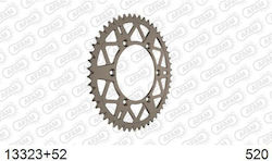 AFAM 13323-52 SILVER SILVER ALLOY REAR SPROCKET YAMAHA