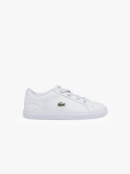 Lacoste Παιδικά Sneakers Λευκά