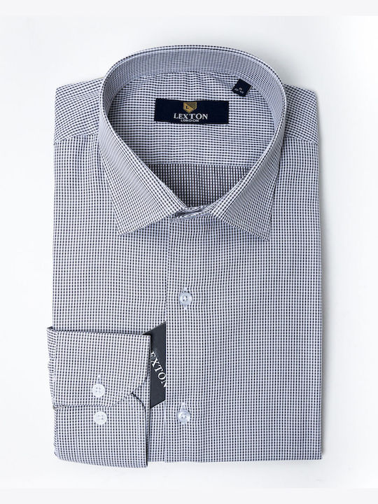 Shirt Grey Plaid, LEXTON