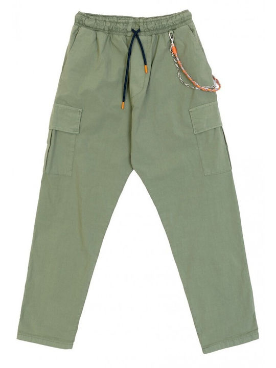 Pantaloni cargo pentru bărbați Gianni Lupo FJ3297 Verde-oliv