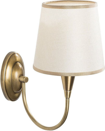 Opviq Elefant Vintage Lampă De Perete Auriu 28x28x16cm