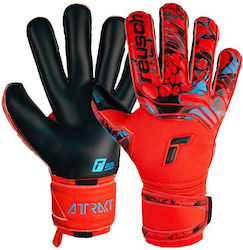 Reusch Attrakt Gold X Evolution Cut Finger Support Γάντια Τερματοφύλακα Ενηλίκων Κόκκινα