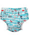 Swimwear diaper Greeen Sprouts Eco snap Aqua Wave Nautical