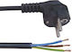 Power Cord with Diameter 3x1mm² in Black Color ...