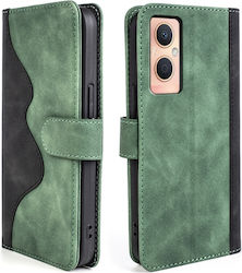 For OPPO A96 5G Horizontal Flip-up Leather Phone Case (green)