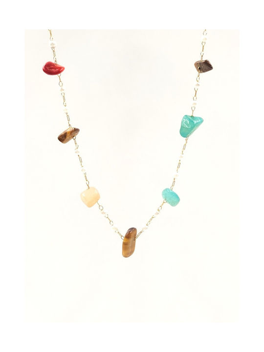 Women's Necklace Steel Necklace Multicoloured