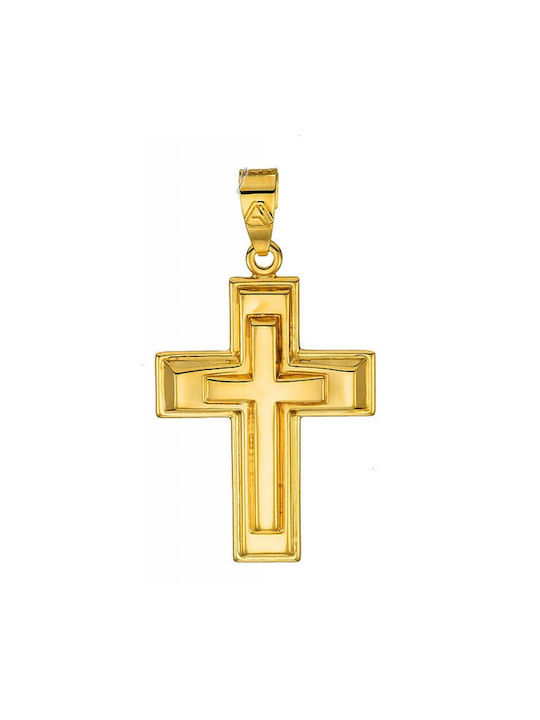 Gold cross ST164MOYX7 14 Carat gold cross