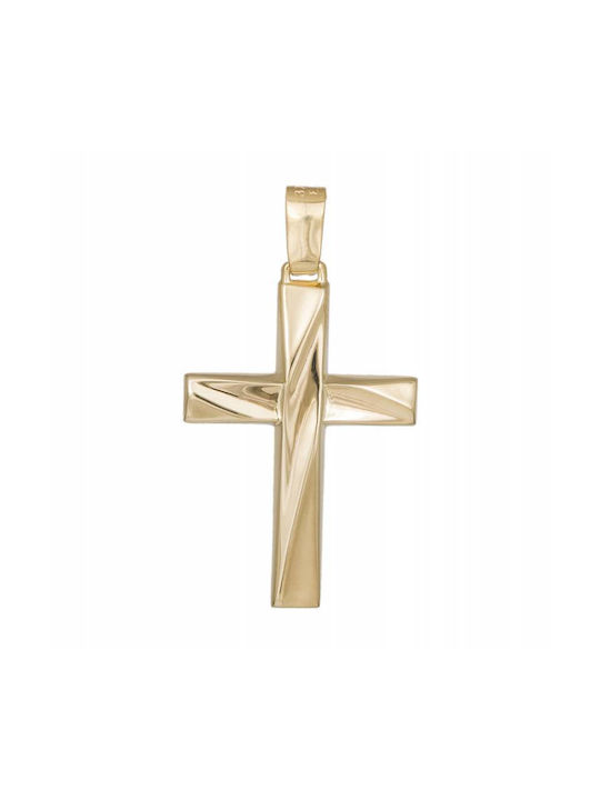 Σταυροί Βάπτισης - Αρραβώνα Ανδρικός χρυσός σταυρός Κ14 045598 045598 Ανδρικό Χρυσός 14 Καράτια