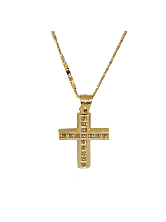 Kreuz der Taufe Gold 14 Karat