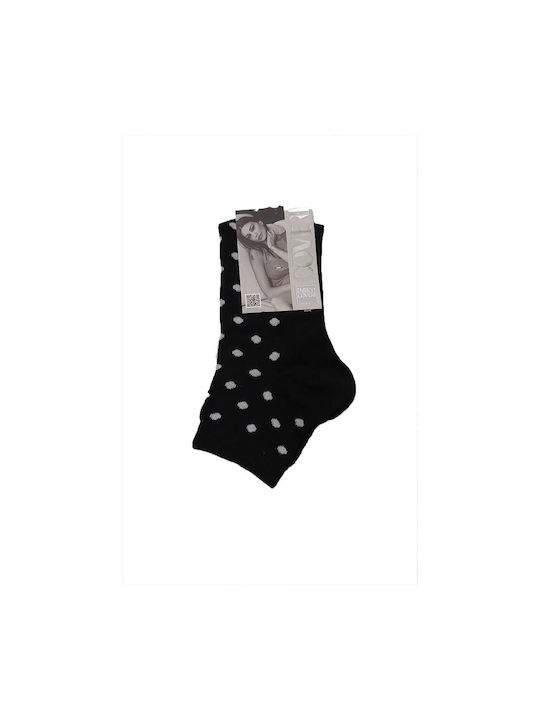 Coveri socks with Pua Design in Black Color